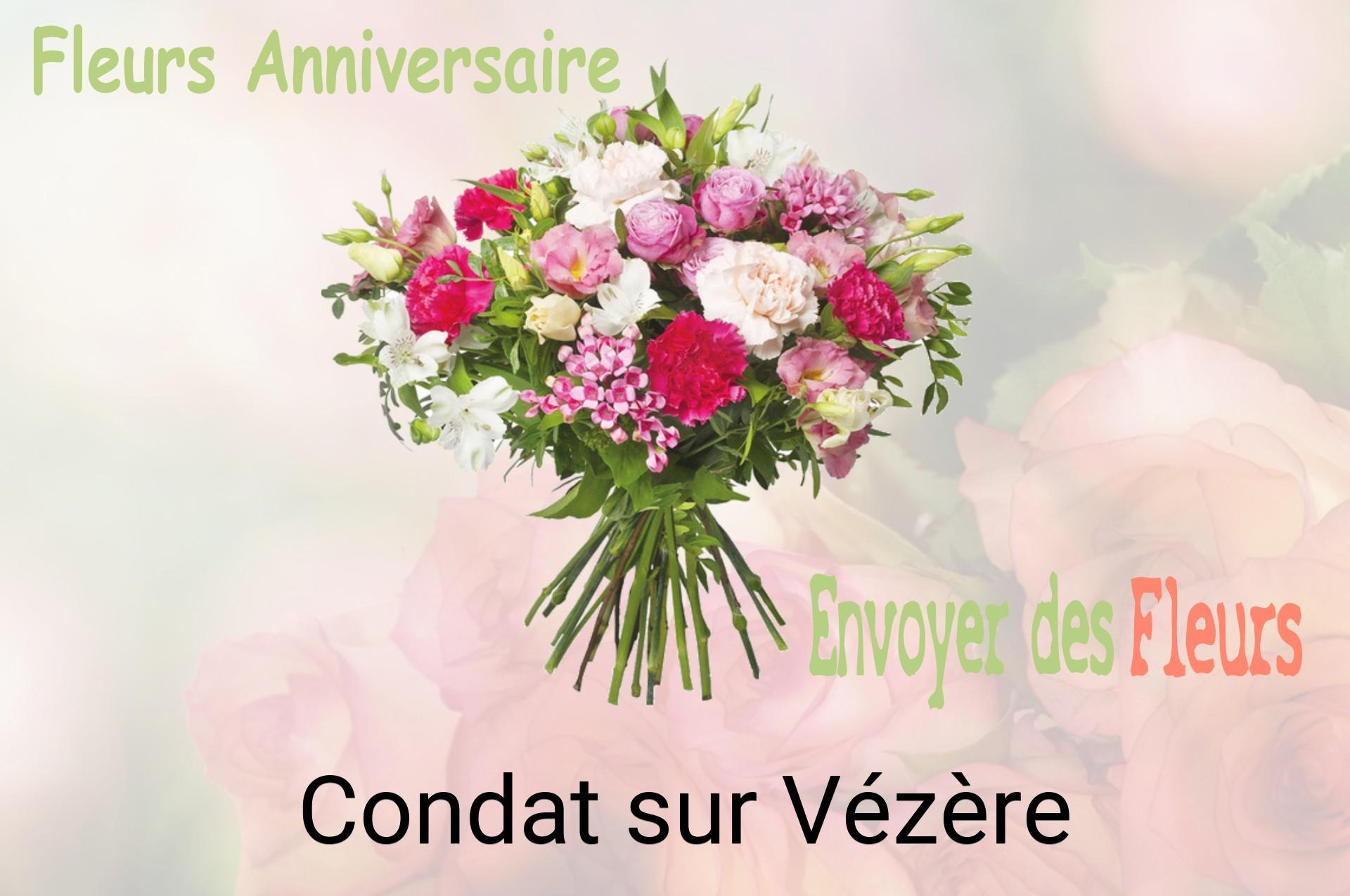 Bouquet de fleurs d’anniversaire livré à Condat-sur-Vézère