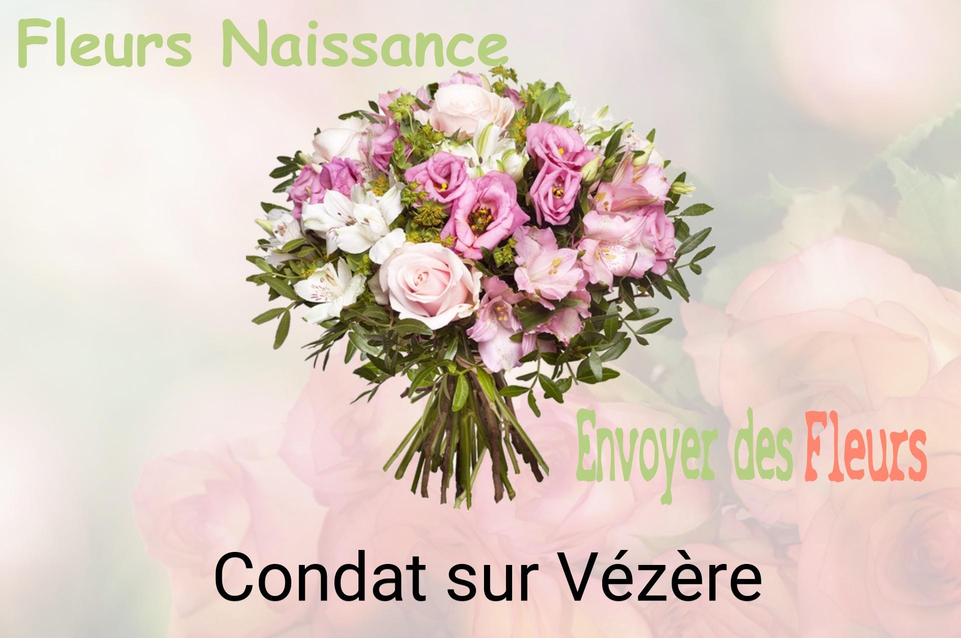 Bouquet de fleurs de naissance livré à Condat-sur-Vézère